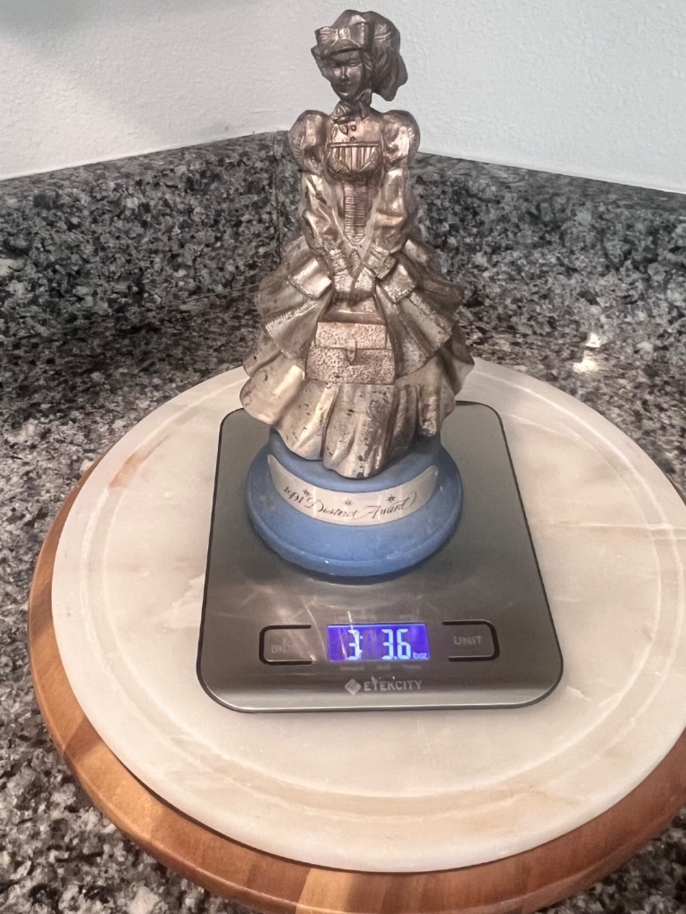 1991 District Award Pewter Figurine #2 Total Sales - Picture 9 of 9